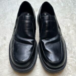 Protocol Slip-On Loafers with Rounded Toe and Durable Sole Black Size 12